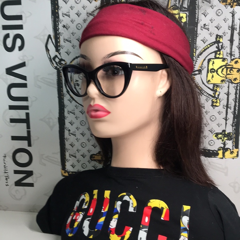 Luxury New Authentic Gucci GG1172S 001 Cat-Eye Sunglasses